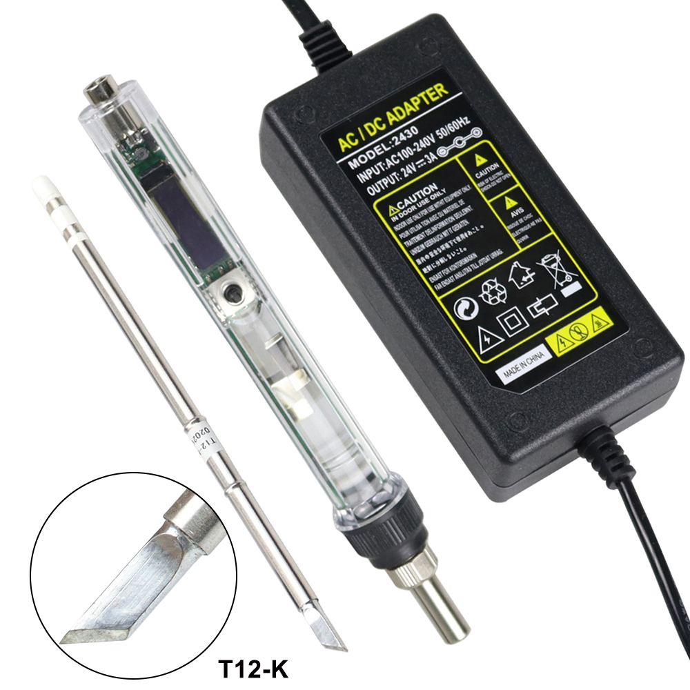 T12 Electric Soldering Iron Ki - огляд і ціна Soldering Station T12 Oled