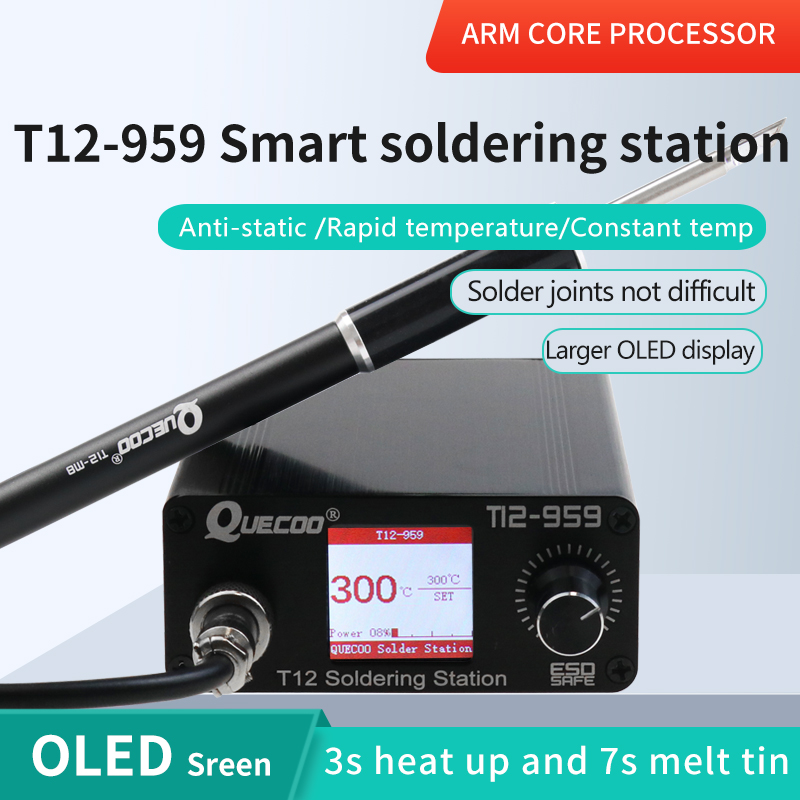 T12-959 V5.1 Soldering Station - огляд і ціна Soldering Station T12 Oled