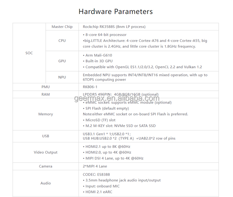 Orange Pi 5 Pro 4GB 8GB 16GB R - огляд і ціна Orange Pi 5 Plus 16Gb